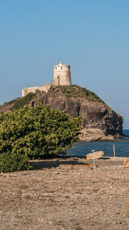 Antike Stadt Nora Sardinien