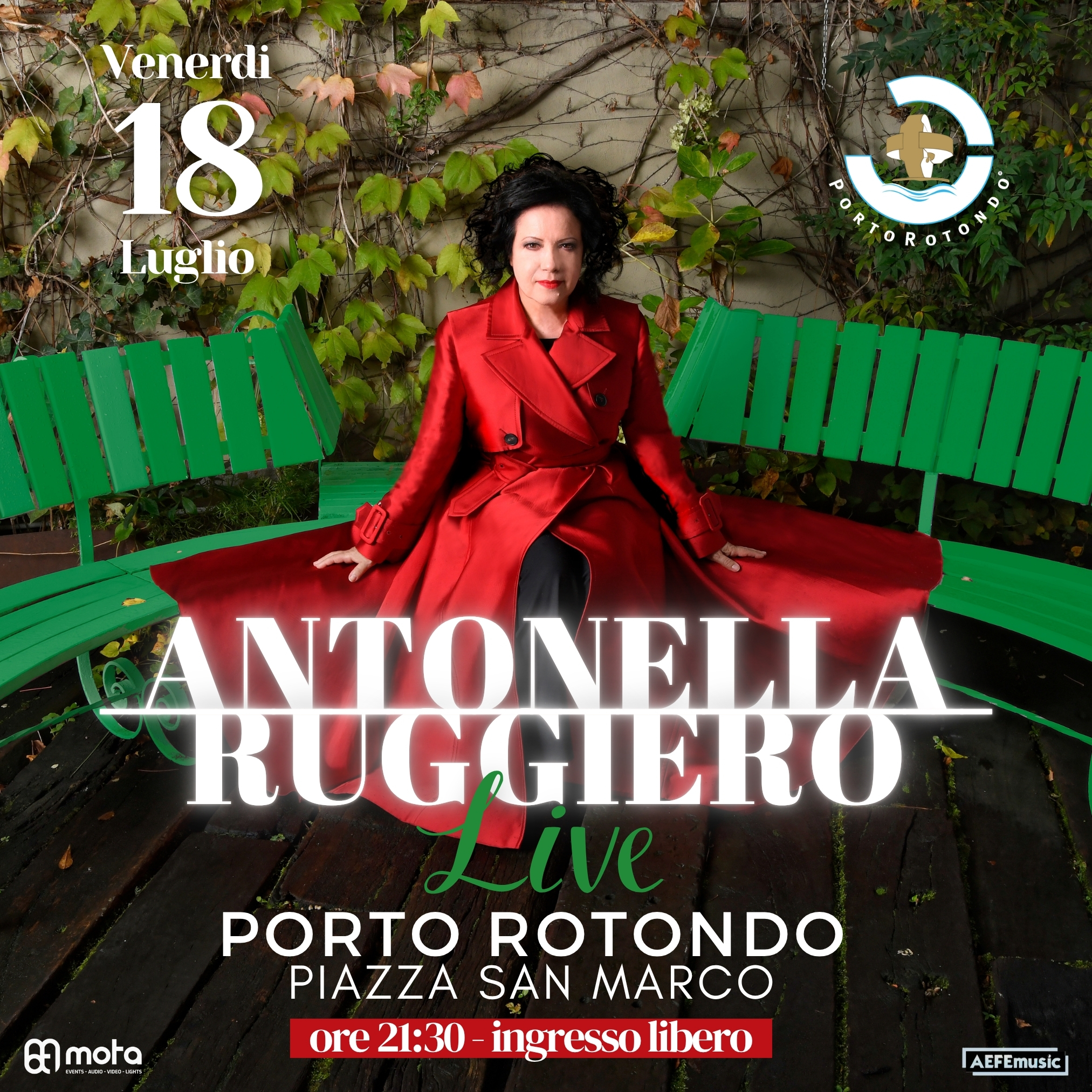 Concerto Antonella Ruggiero – Porto Rotondo