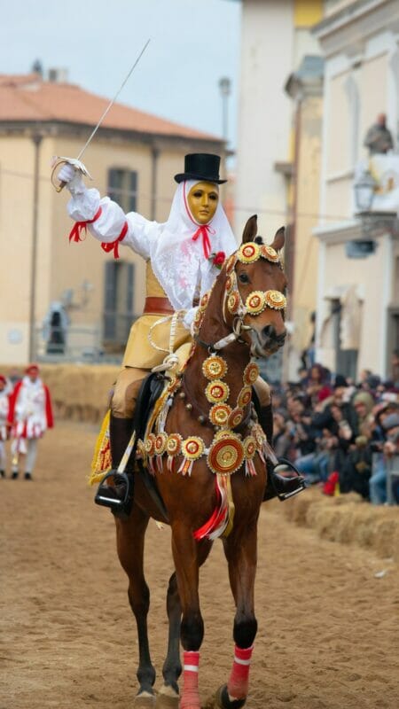 Sardinian traditional festival Sa Sartiglia, Oristano