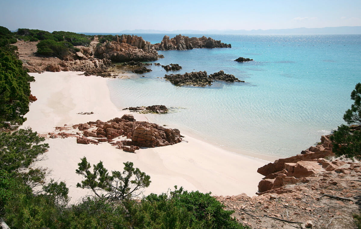 Foto Della Spiaggia Rosa - Isola Di Budelli - Arcipelago Di La Maddalena Nord Sardegna