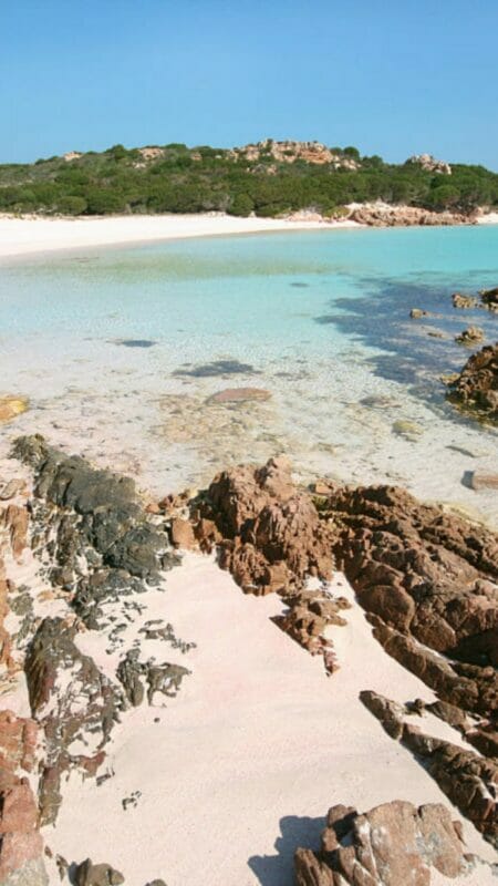 Pink Beach Island Budelli Archipelago Of La Maddalena North Sardinia