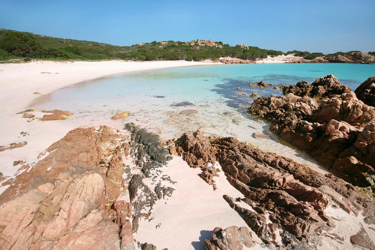 Plage rose - Île de Budelli - Archipel de la Maddalena - Nord de la Sardaigne