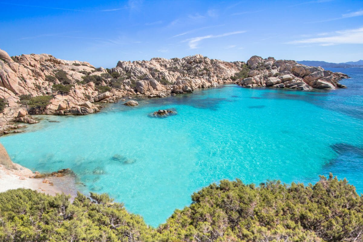 Caprera, spiaggia Cala Coticcio