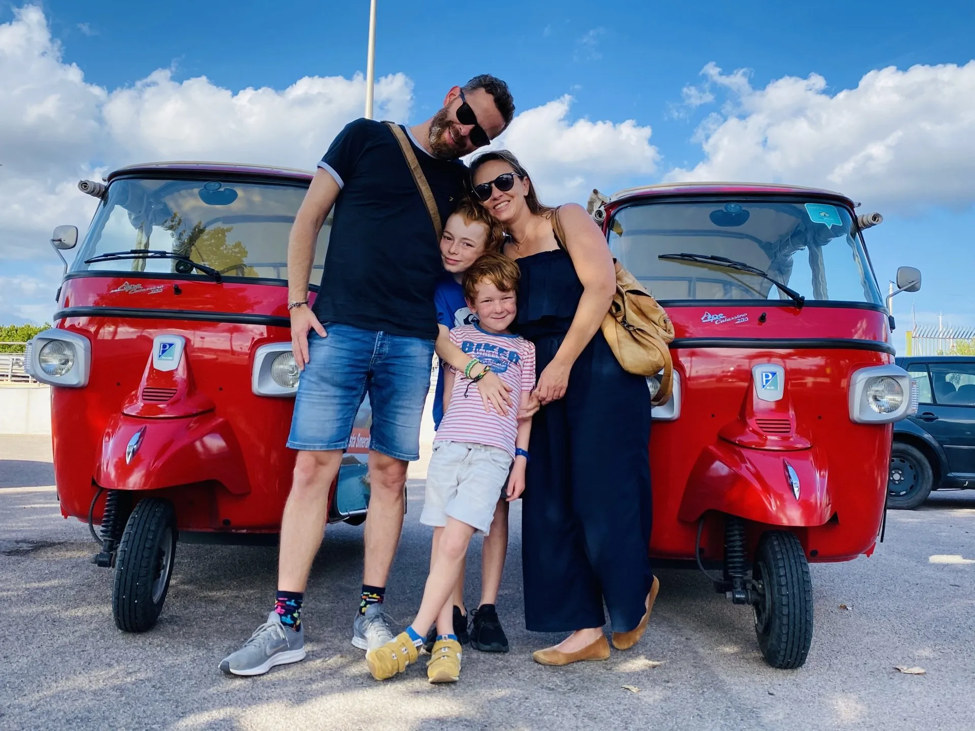 Visite des plages et du centre d'Olbia en Tuk Tuk