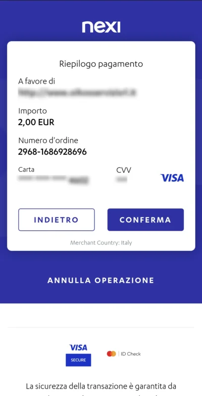 Réservation plages San Teodoro Cala Brandinchi Impostu - 4 Paiement